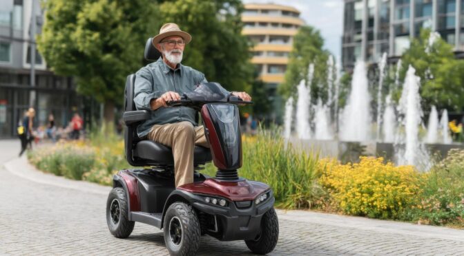 Wat maakt een scootmobiel comfortabel en veilig